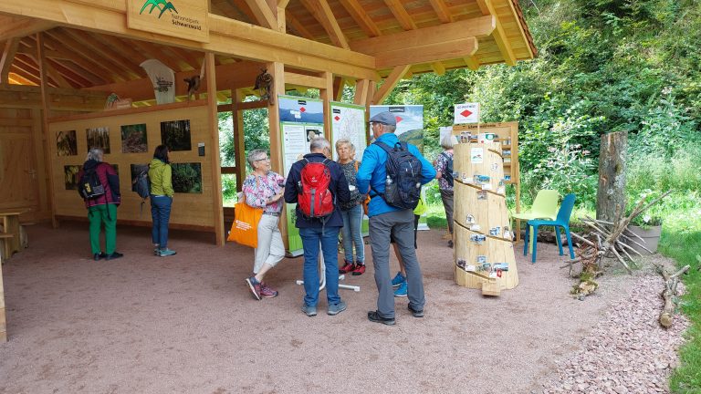Der Stand des Schwarzwaldvereins am Pavillon des Nationalparks