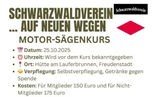 Motorsägekurs