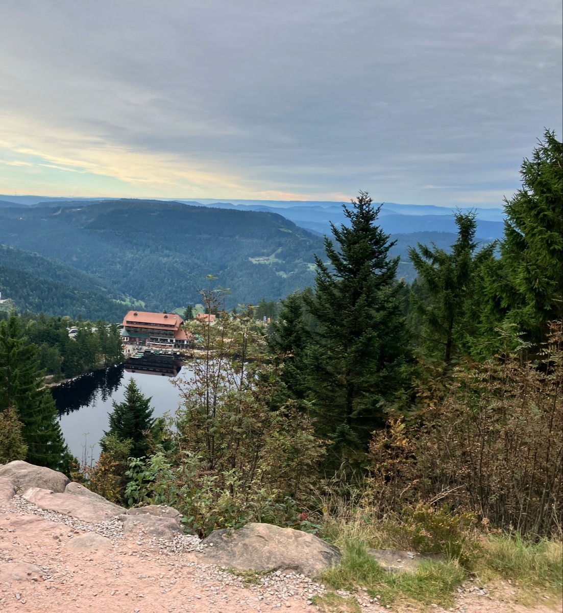 Mummelsee und Schwarzwaldaussicht