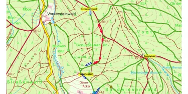 Umleitung_Schulzenhansenwaldweg über Ostweg