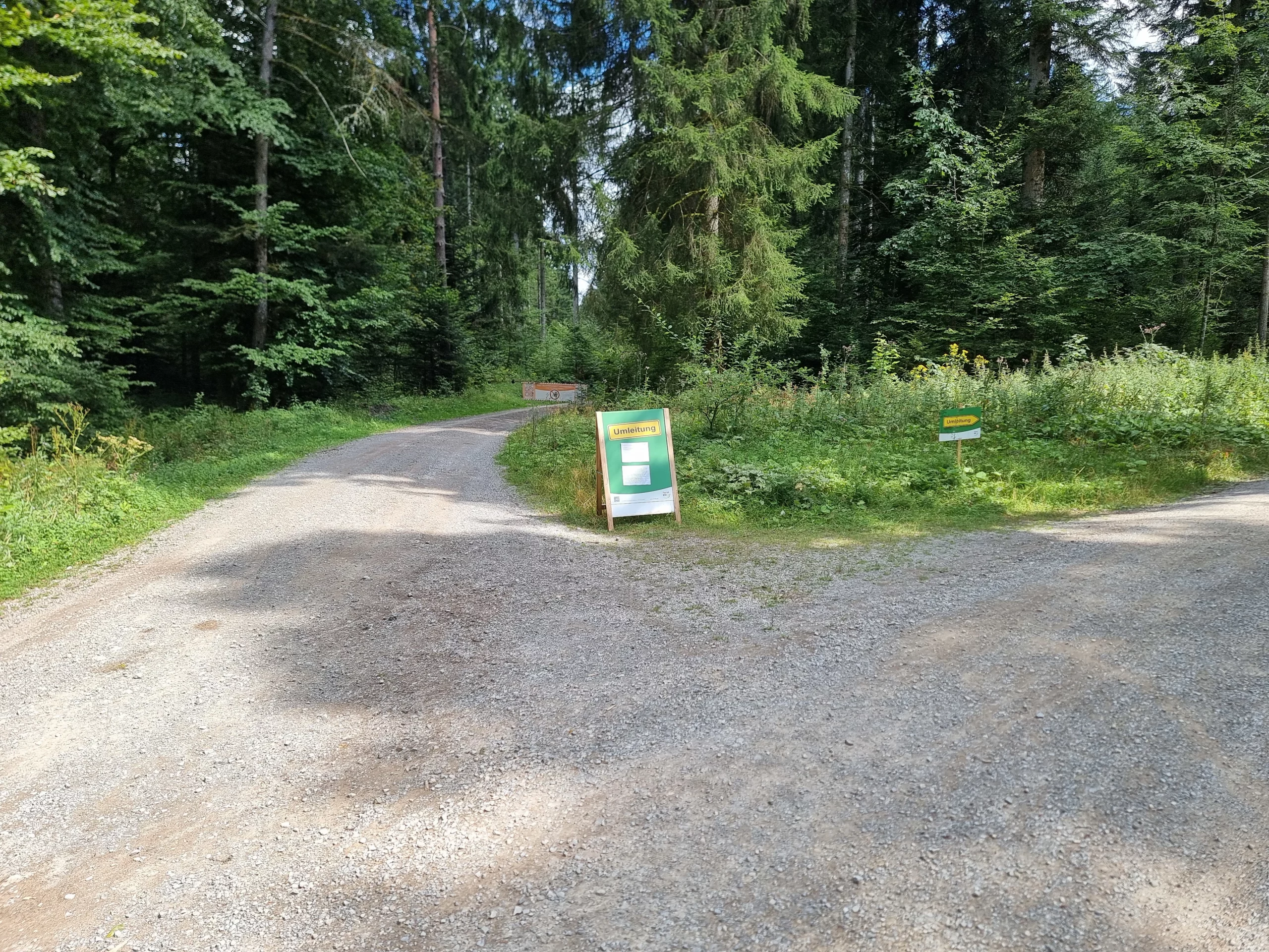 Umleitung Radweg Freudenstadt - Lossburg